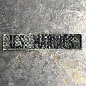 U.S. MARINES embroidered tape patch - Vintage